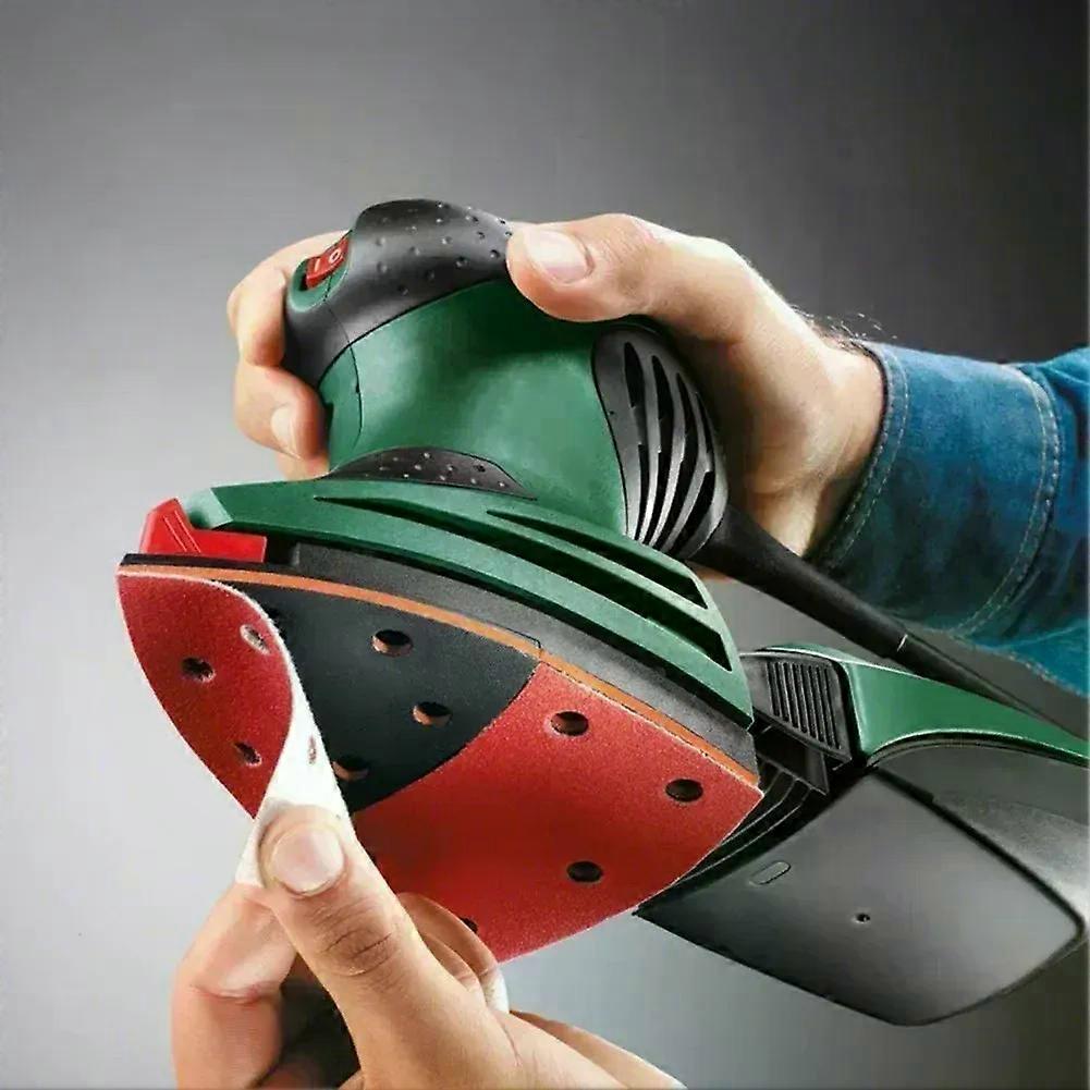 Achieve Smooth and Flawless Surfaces 20pcs Abrasive Sanding Sheets for Bosch PSM 100A Detail Palm Sander 602000