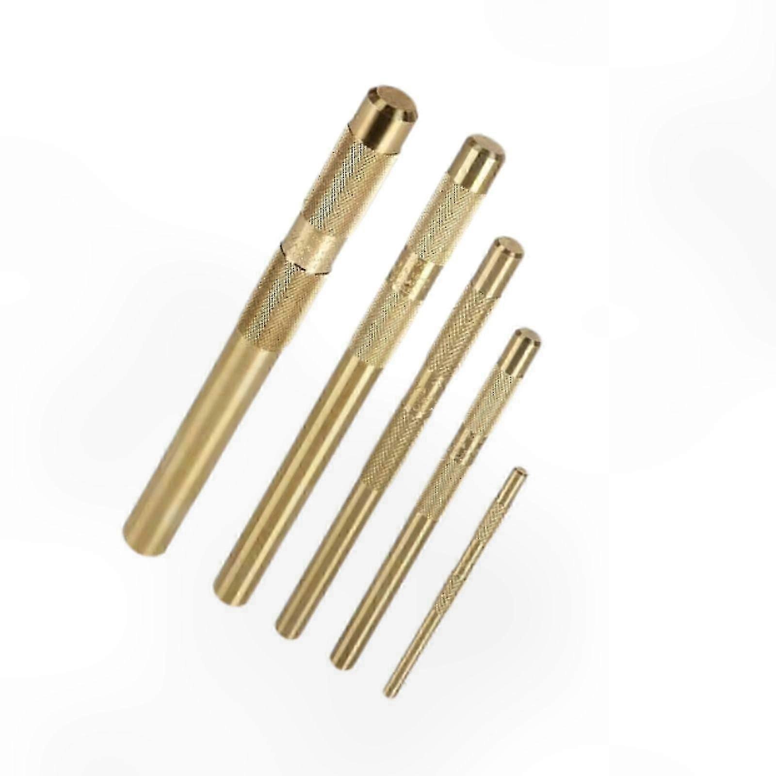5Pcs Brass Punch Tool Set for Steel Professional Accessories
