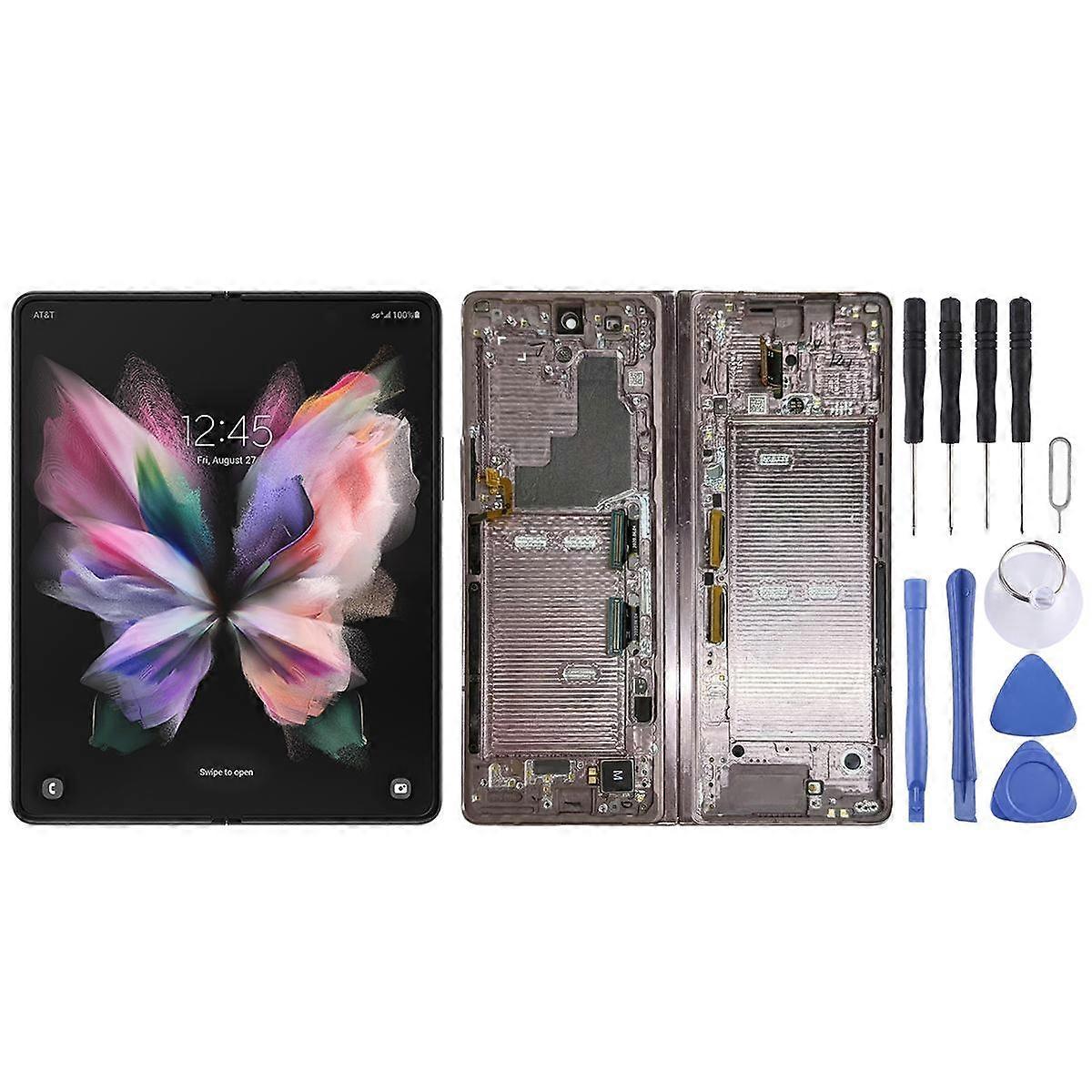 For Galaxy Z Fold3 COMPATIBLE Main LCD Screen with Frame