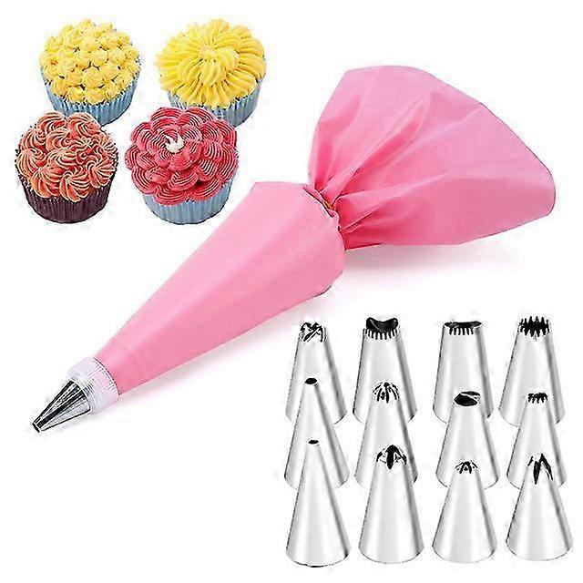 Icing Nozzles Set, Cake Decorating Set, Stainless Steel Piping Icin...