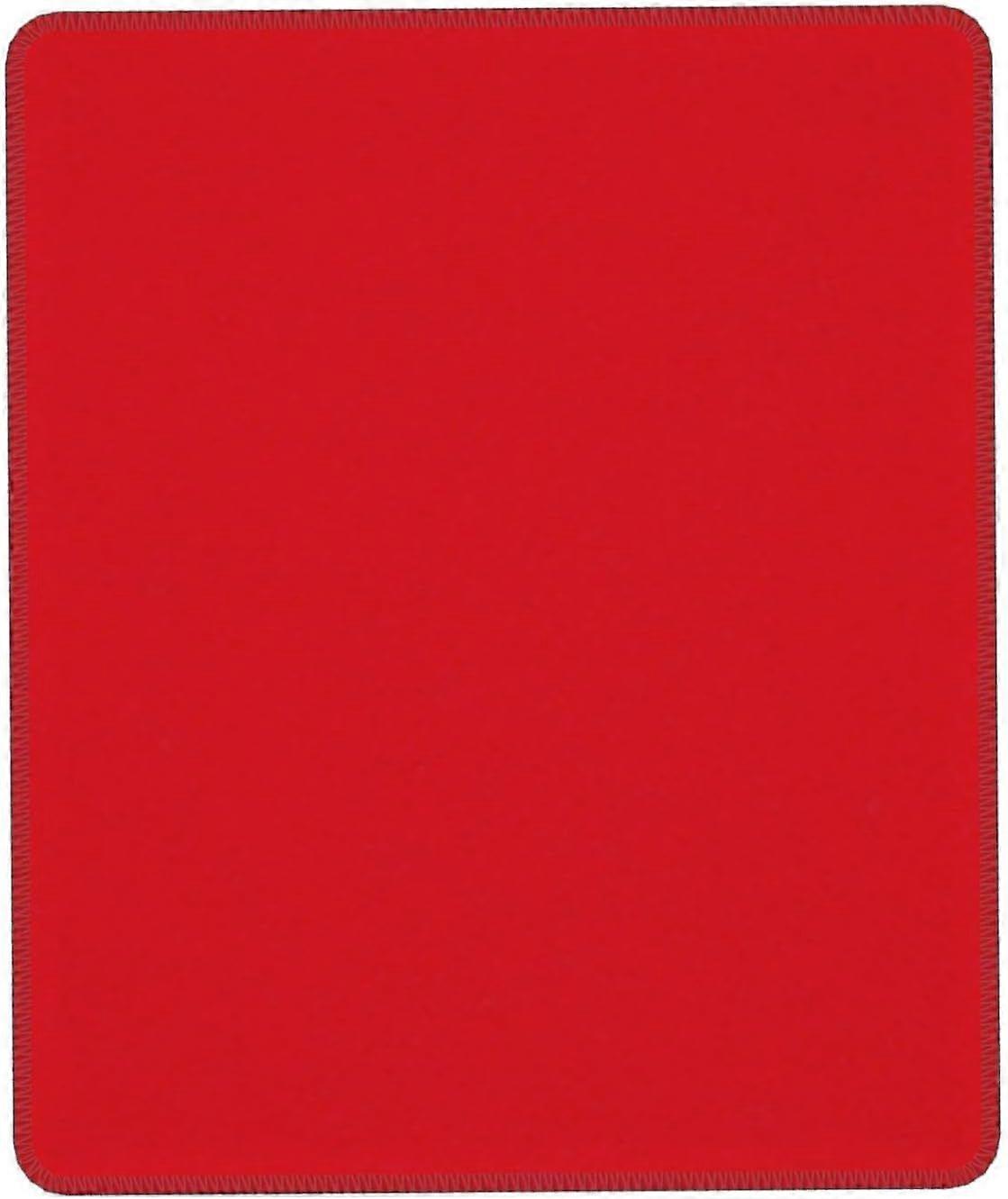 Solid Color red,Mouse Pad with Antifray Stitching, Waterproof Surface & NonSlip