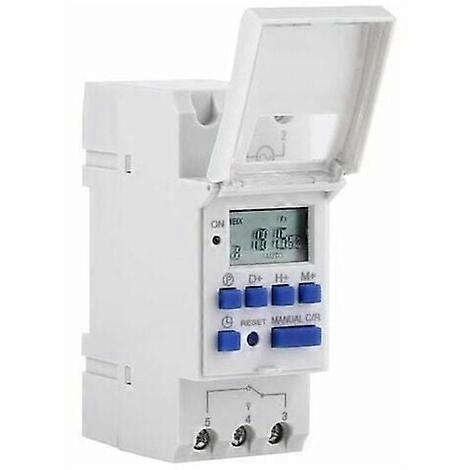 Timer LCD Timer elettrico settimanale Timer digitale 15A (220V), Tantue