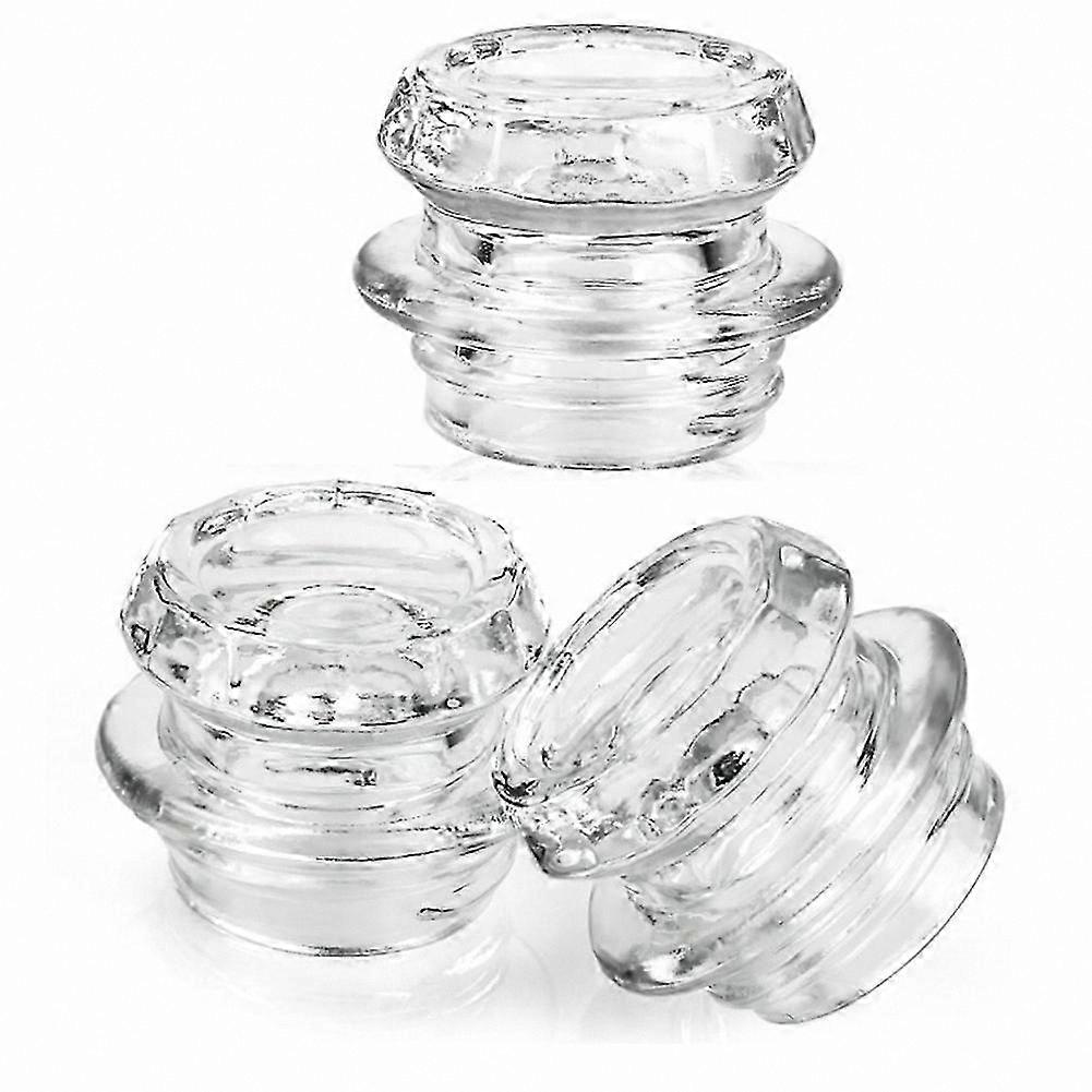 Replacement Glass Percolator Lids 3-Pack for Coffee Makers - Compatible with Multiple Brands & Models
