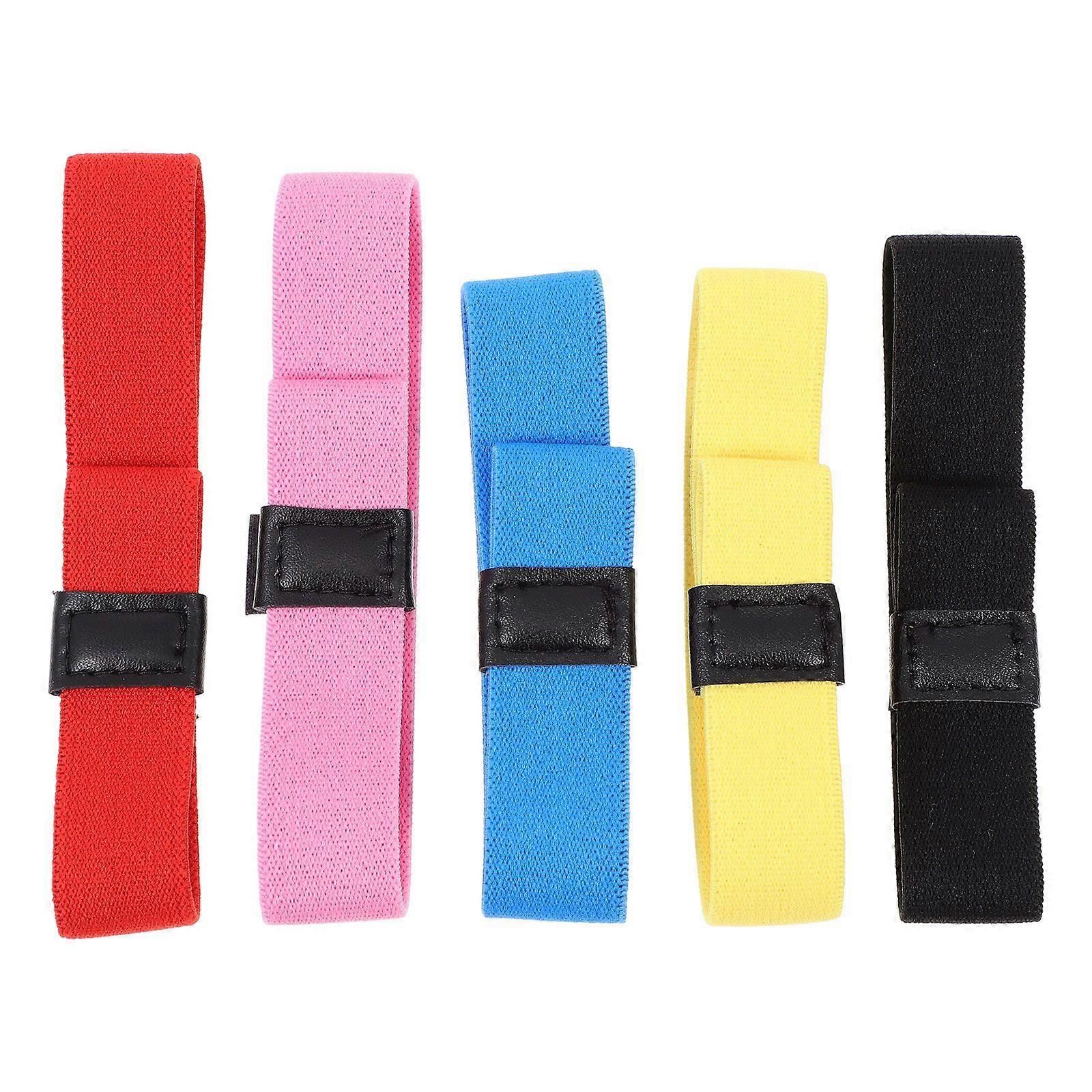 5Pcs Bento Box Straps Elastic Bento Box Bands Portable Lunch Container Fixing Straps