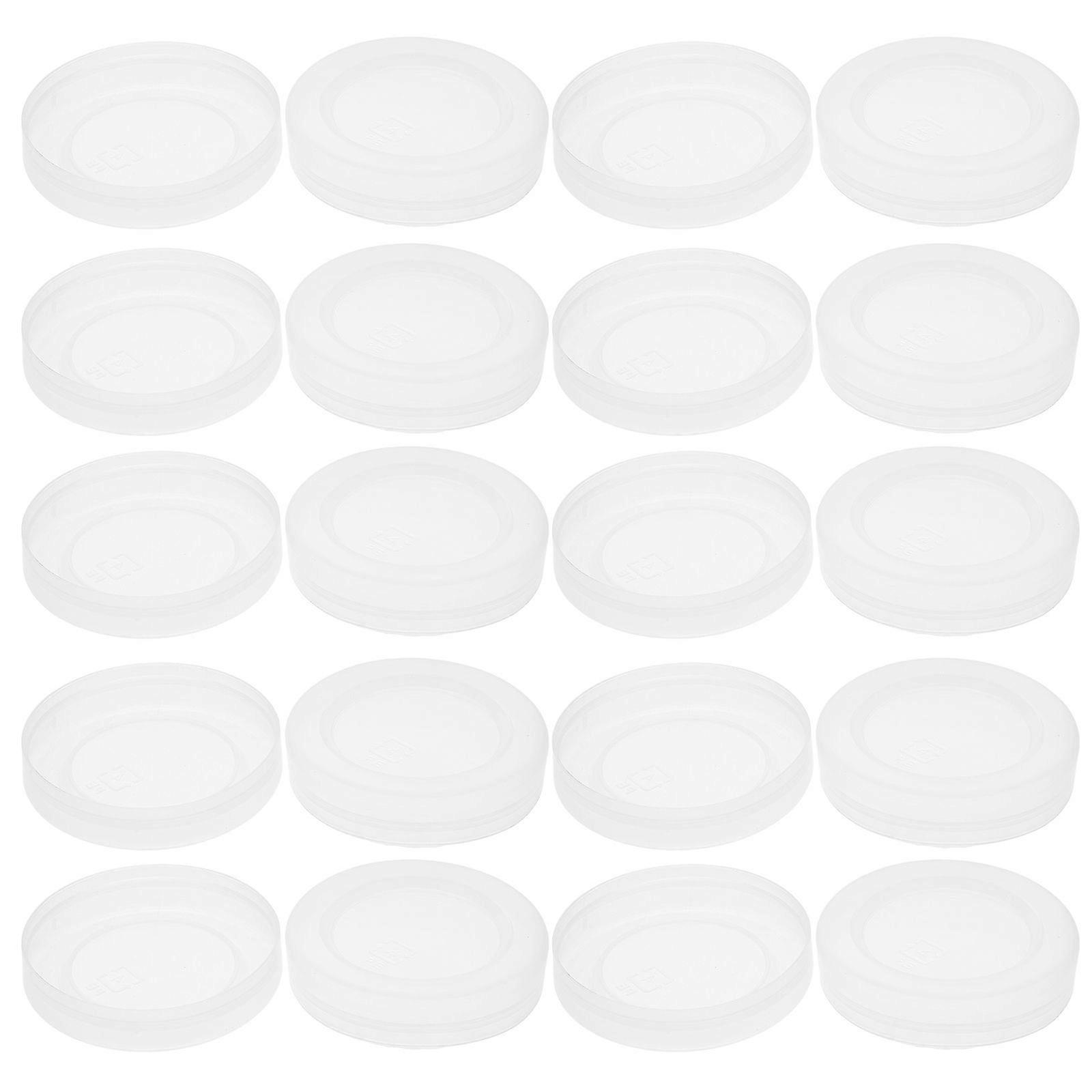 30pcs Pudding Pot Couvercles Pots de lait Couvercles Bouchons de bouteille de yaourt Réservoir de lait Couvercles scellés