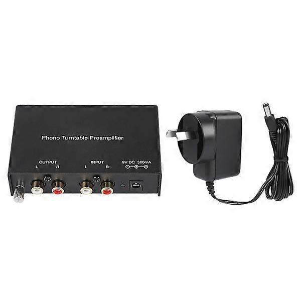 Dual-Channel Phono Preamplifier RCA Preamp Output Noise Reduction Phono Preamp