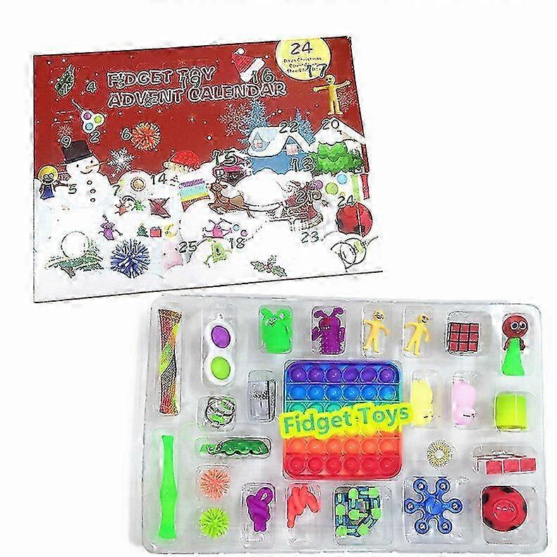 Fidget Toys Pack 24 Days Christmas Advent Calendar Pack Anti stress...