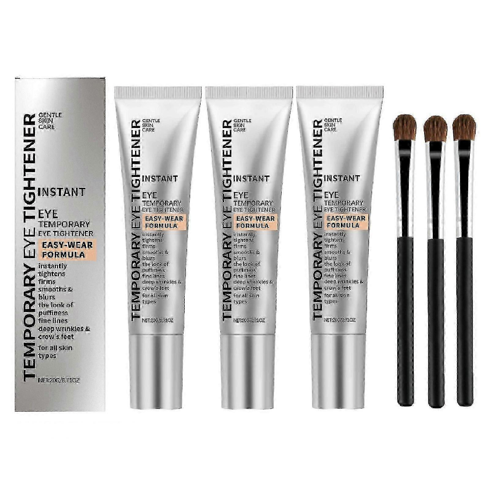 インスタントアイタイトナー、テンポラリーアイタイトナークリームインスタントは、目の下のたるみ、クマやしわ、むくみ、ハリのある肌、アンチエイジング、細かいものを軽減します