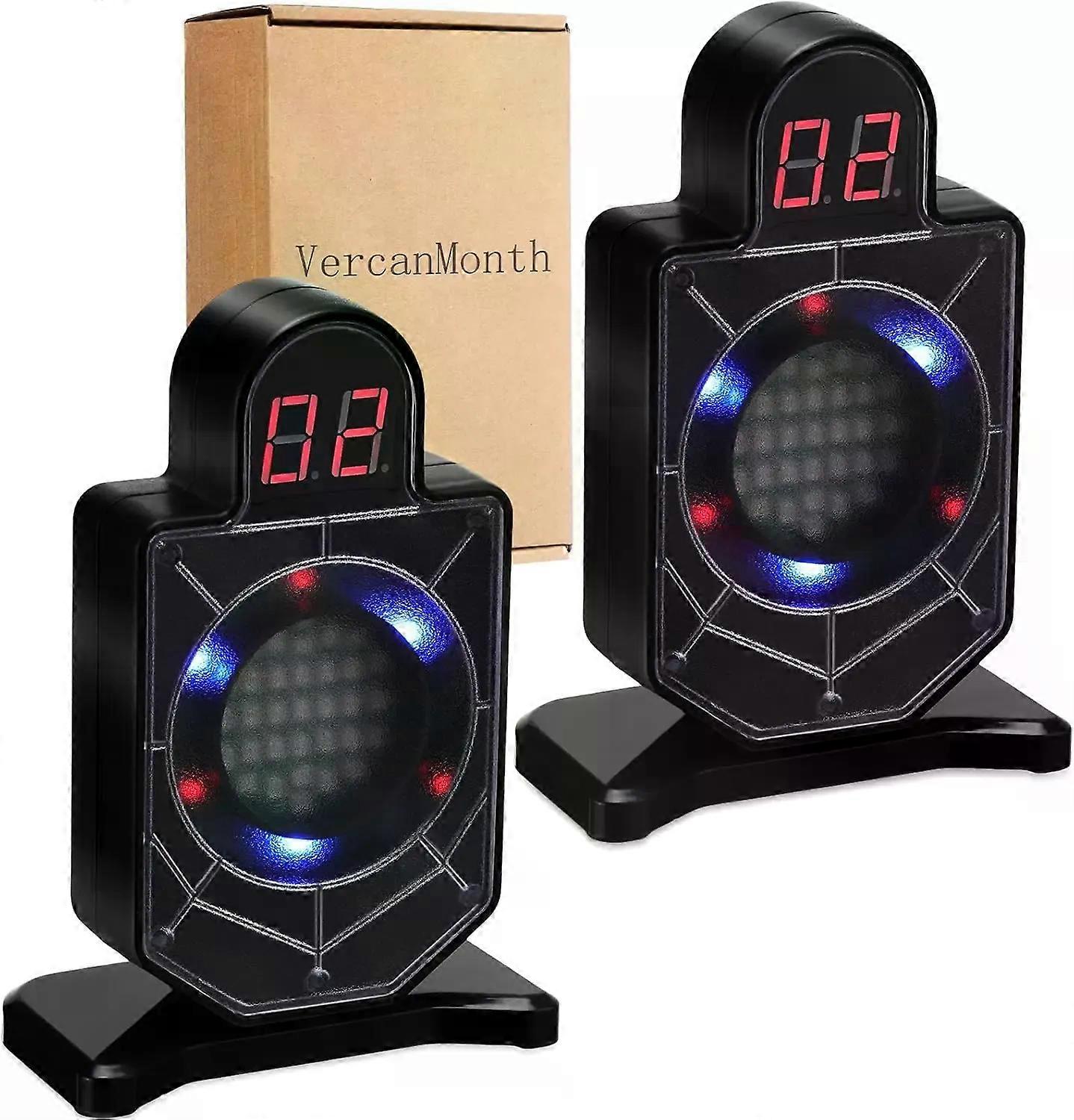 Infrared Induction Electronic Scoring Laser Target Color Sensitive Shooting Practice with Sound Effects Training Toy Equipment