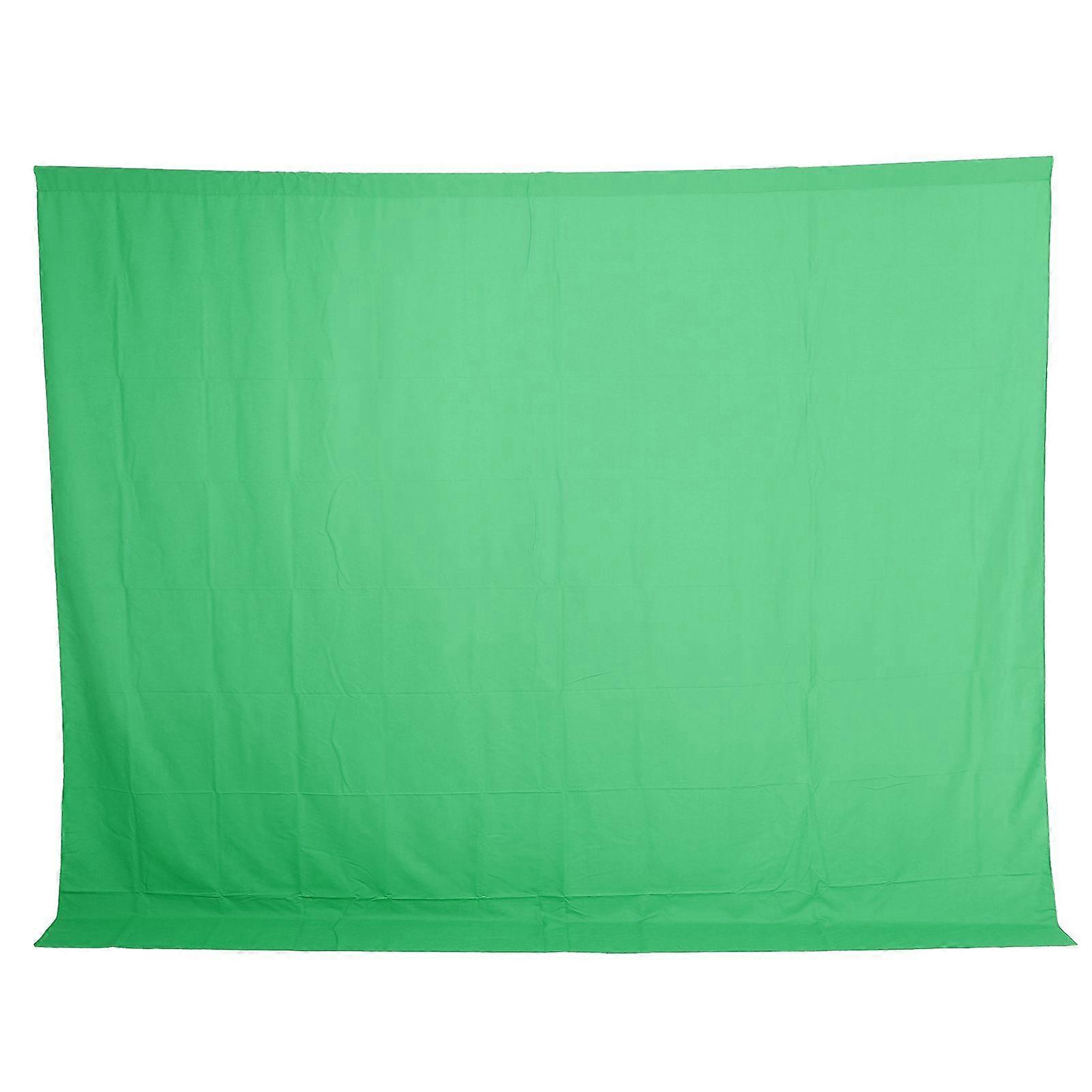 Green Screen Backdrop for Photography Large Virtual Greenscreen Background Sheet for Streaming Photography Meeting 3x2.5M
