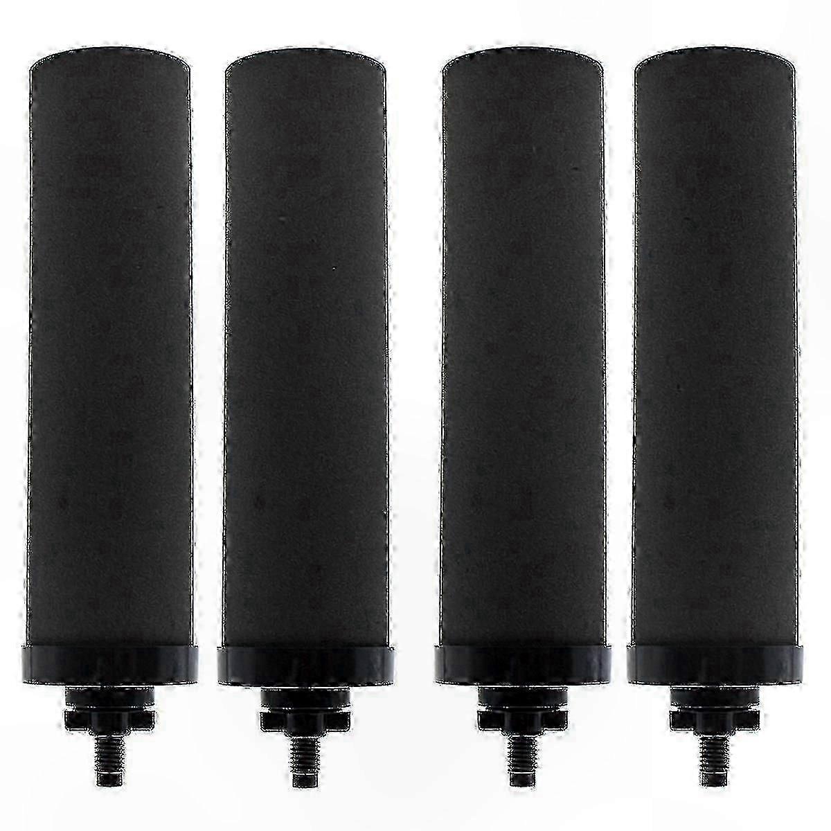 4-Pack Replacement Filters with Activated Carbon for Gravity Water Systems