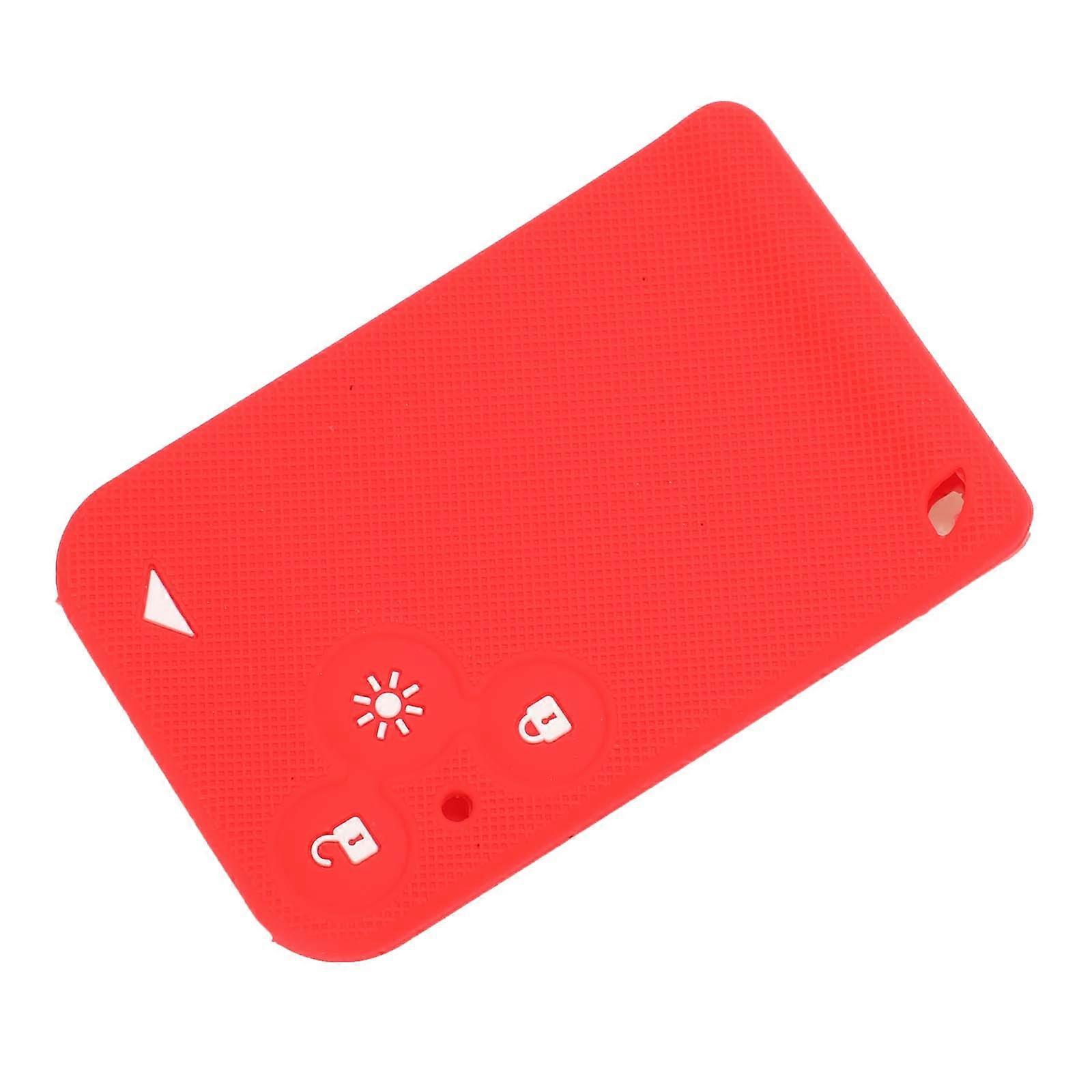 Remote Key Silicone Cover Case for Renault Laguna Espace 3 Buttons Card Holder~04568