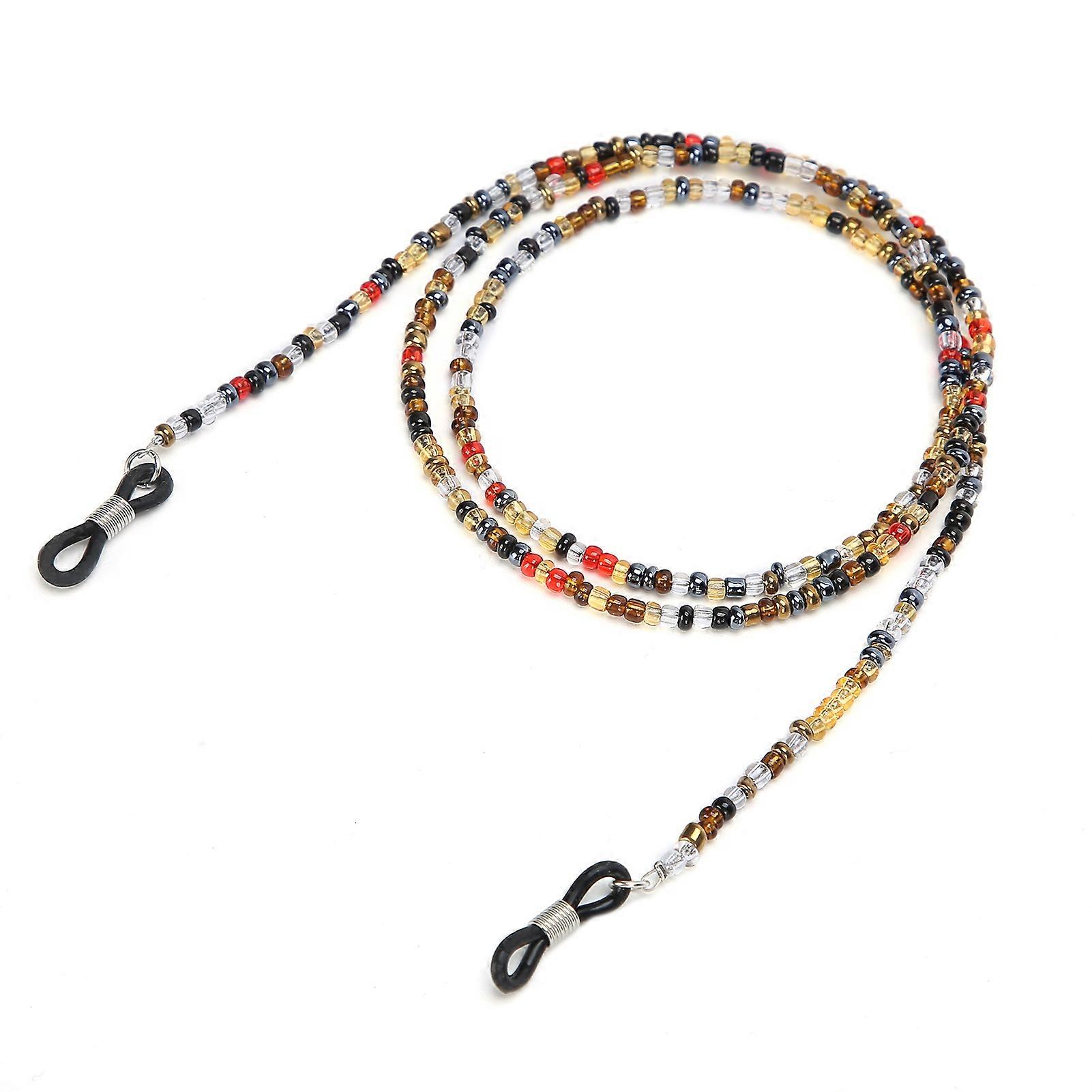 Stylish Non-Slip Glasses Chain 66cm Colorful Bead Lanyard
