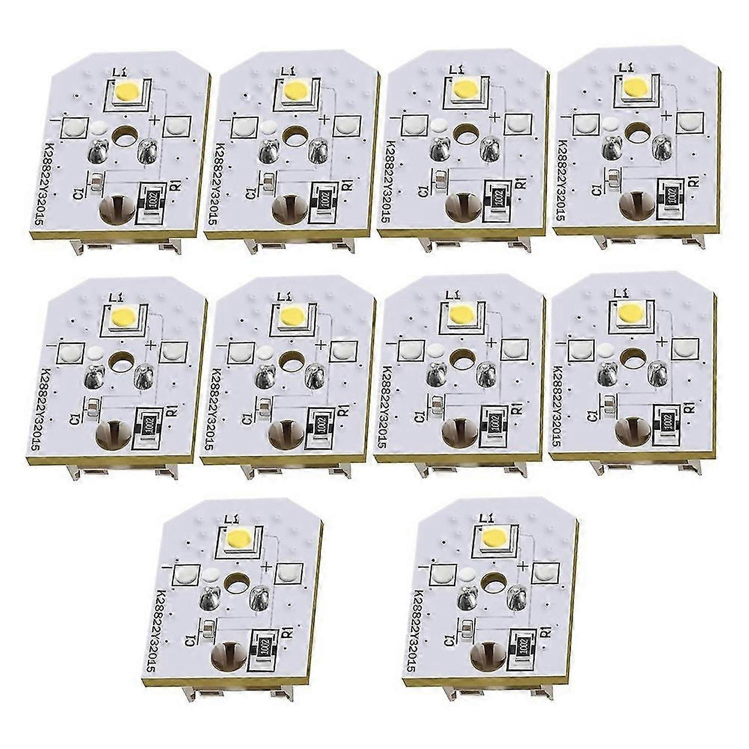 Refrigerator Light,Refrigerator Led Light Assembly Replacement 10 PCS