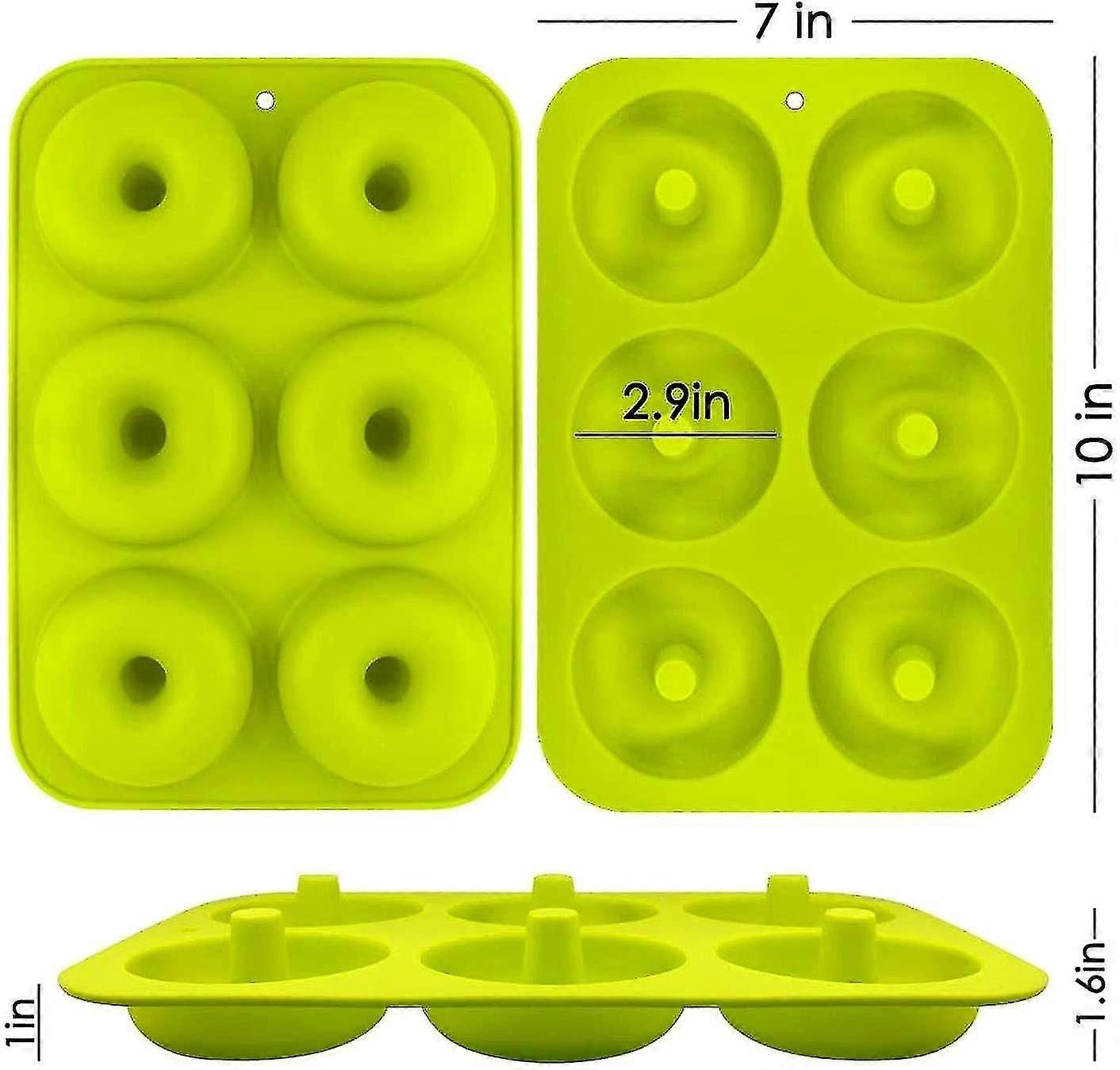 Silikon Donut Formen, 3 Stück Donut Formen Backform, Donut Form