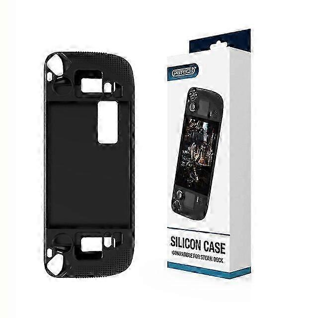 Steam Deck Case Protective Case Soft Shell Anti-shock Travel Cover Black Ergonomic Grip for Steam Deck Console Accessories
