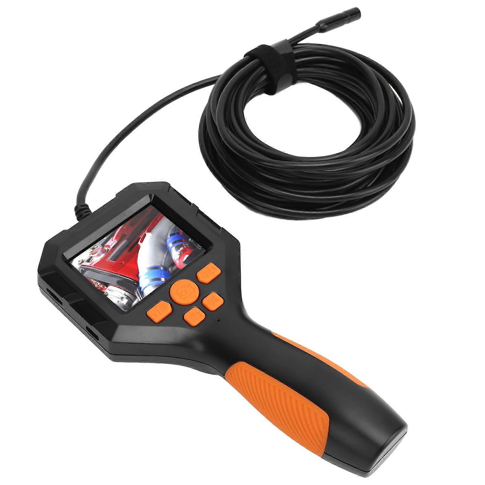 2.8 Inch IPS Screen Endoscope Camera 2MP 5m Cable IP68 Waterproof