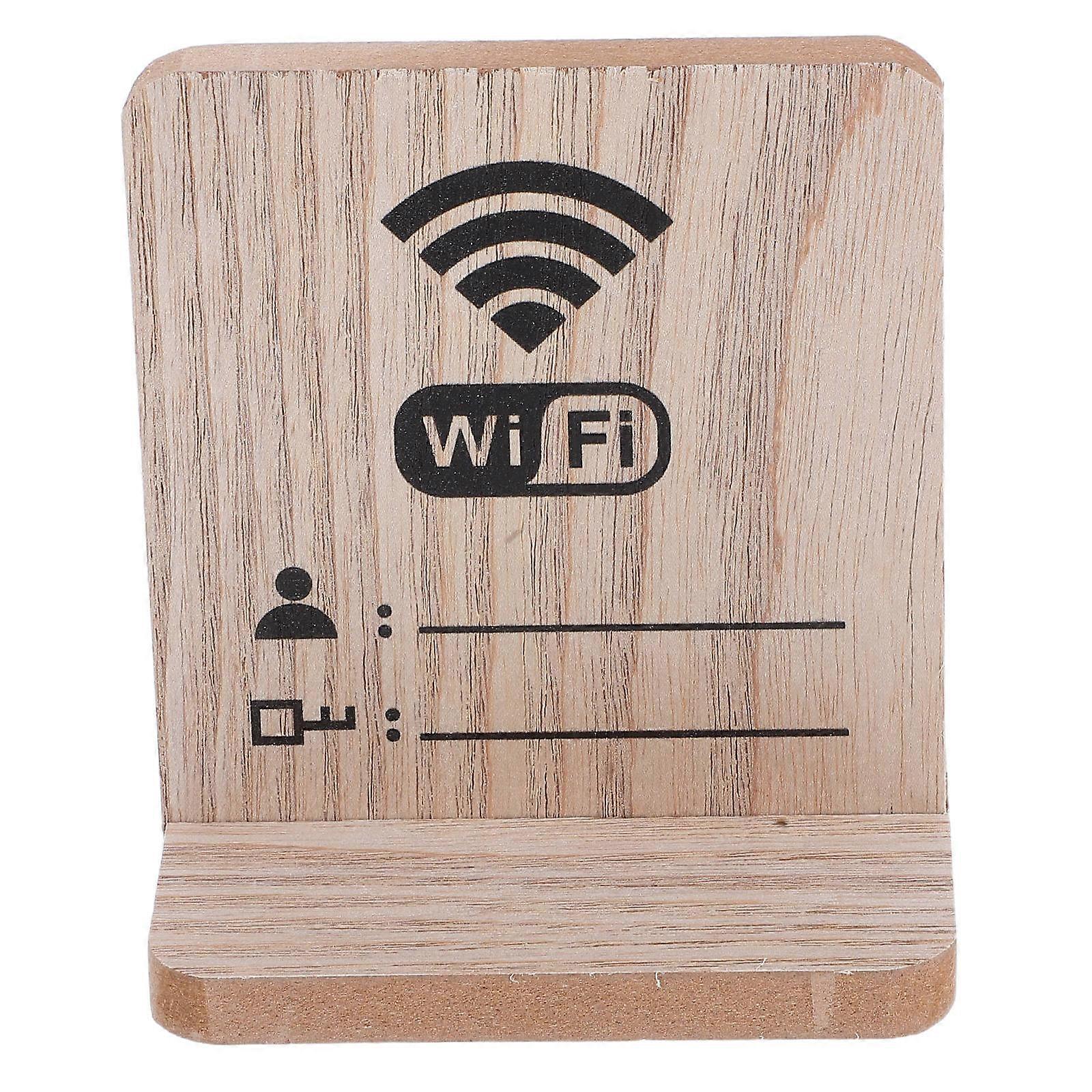 Versatile Wifi Password Board For Commercial And Residential Use Rectangular Display With Material 3Pcs