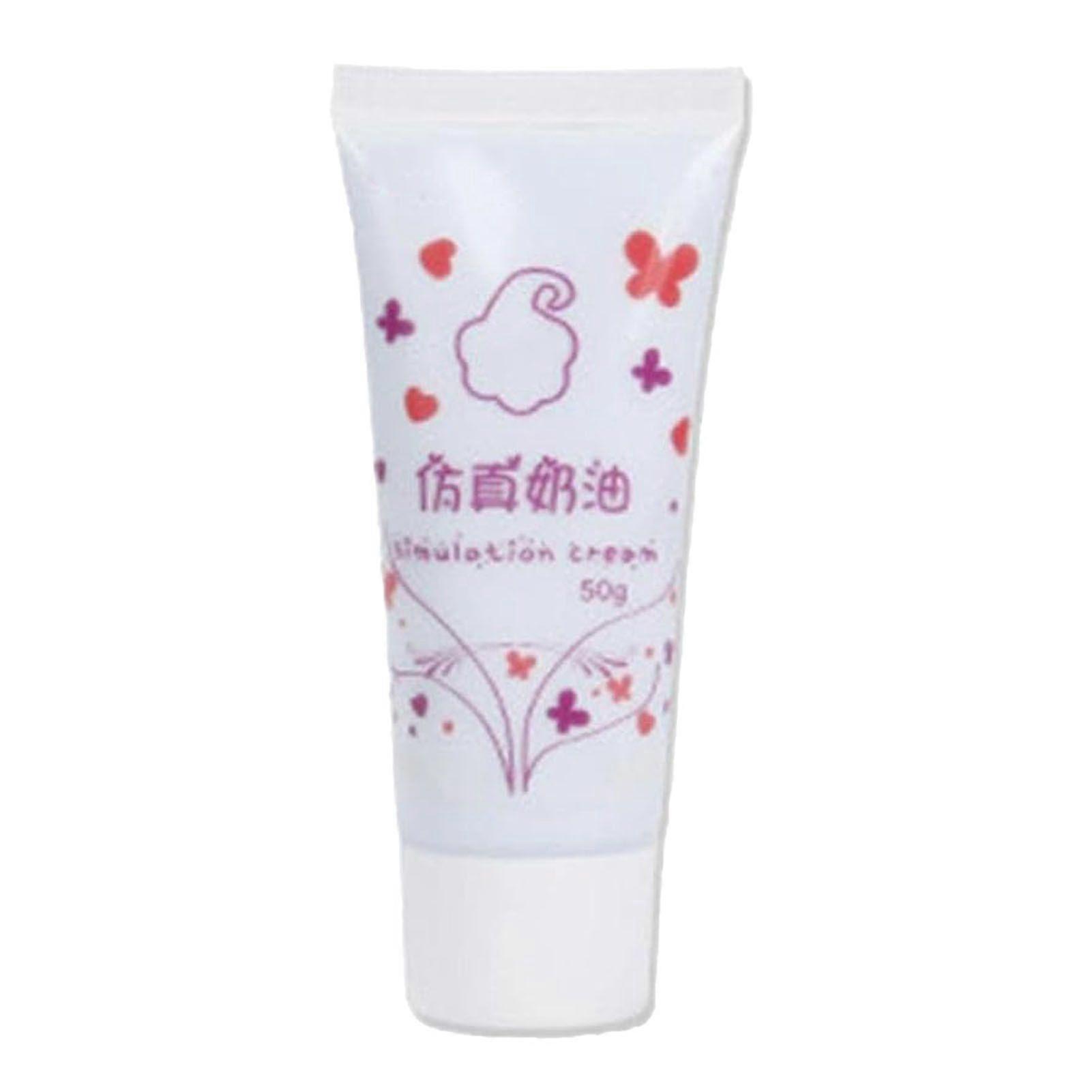 Simulation Fake Whipped Cream Glue 50ml Adhesive Fake Whipped Cake Cream for Phone Case