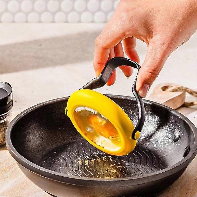 Leak-proof flippable round fried egg mold silicone egg rings