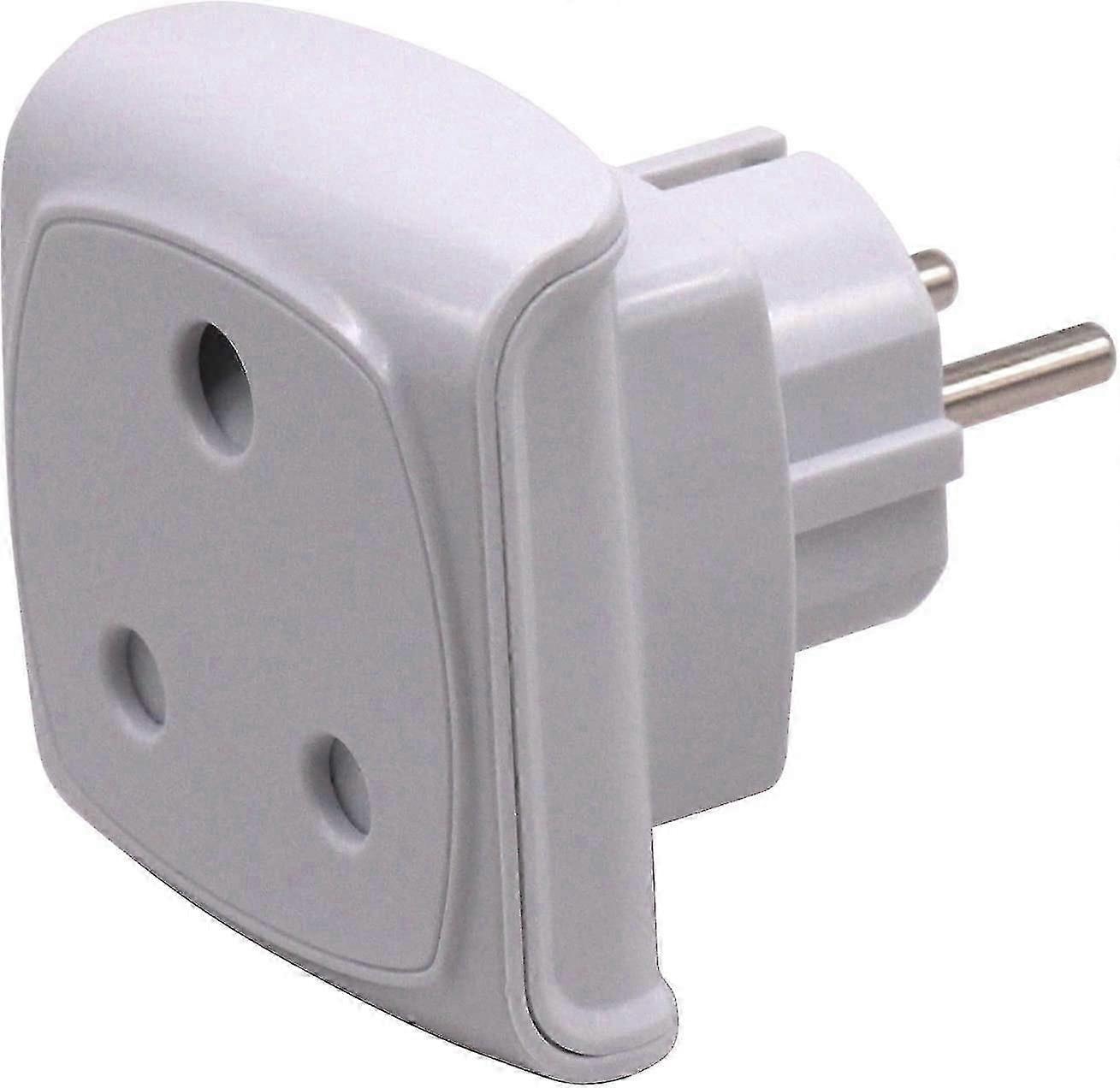 South Africa 3 Pin Adapter - Convert to 2 Pin EU Plug (Not for Indian Use)