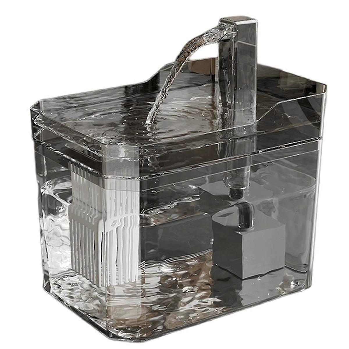Automatic cat water fountain
Filtered circulating water
Smart pet water feeder