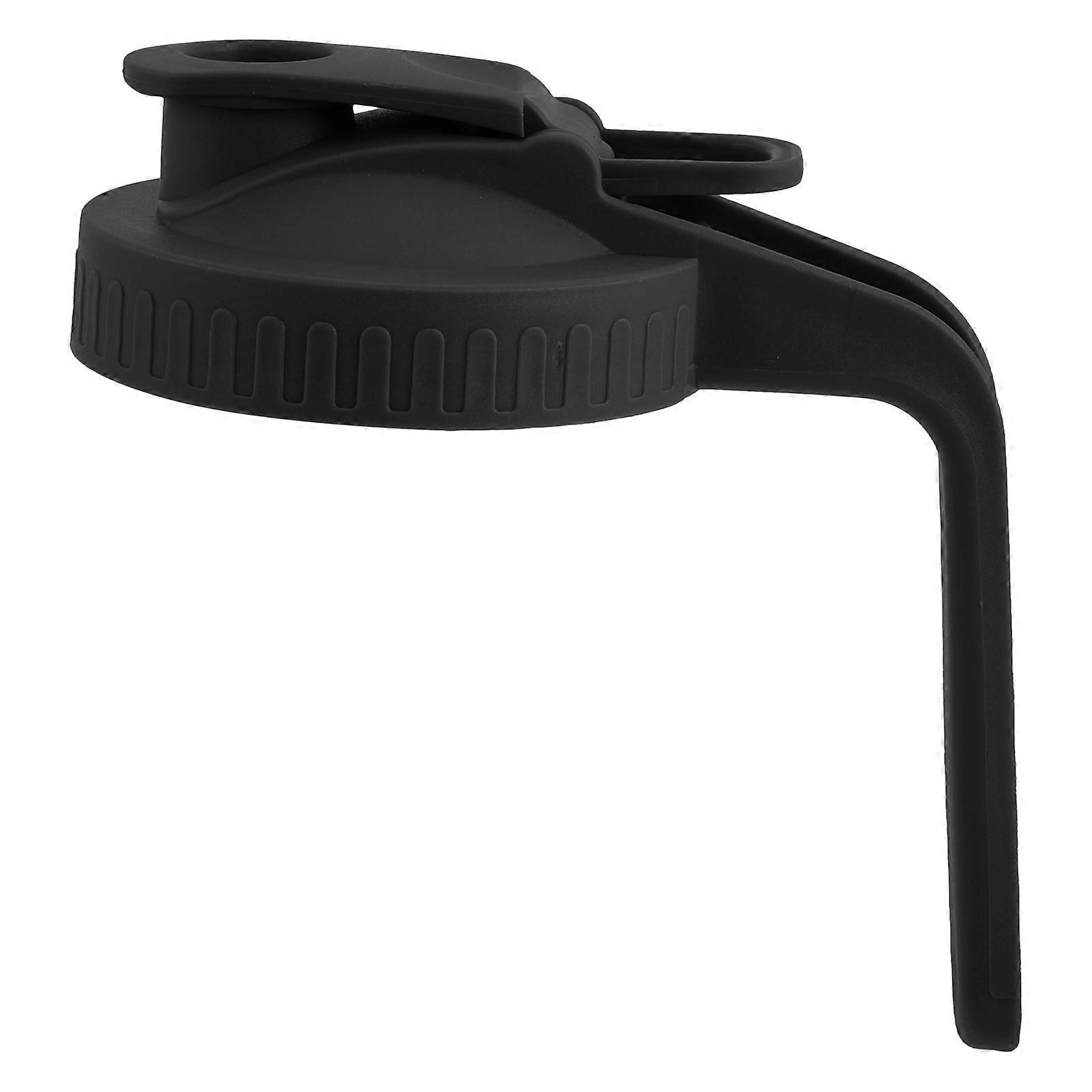 Black Wide Mouth Jar Lid Handle Mason Jar Lid for Coffee Canister Use