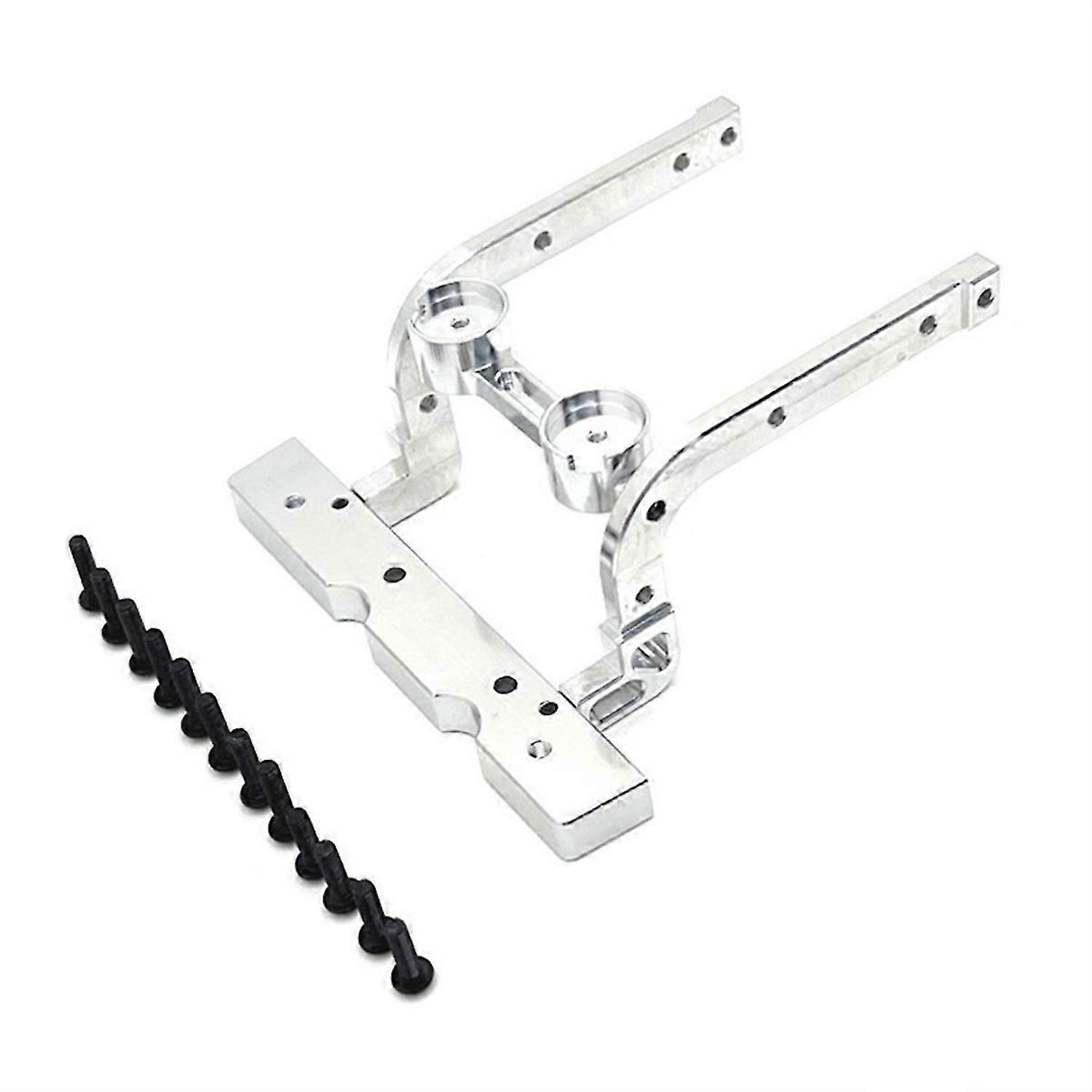 RC Car Front Bumper Fixed Kit for RC Car Accessories Silver