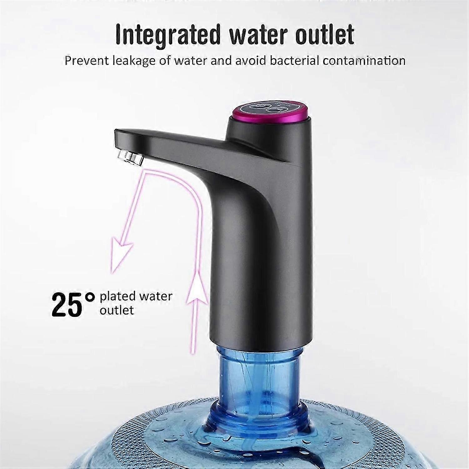 Automatic Water Dispenser Electric Water Pump Button Control USB Charge Kitchen Office Outdoor Drink