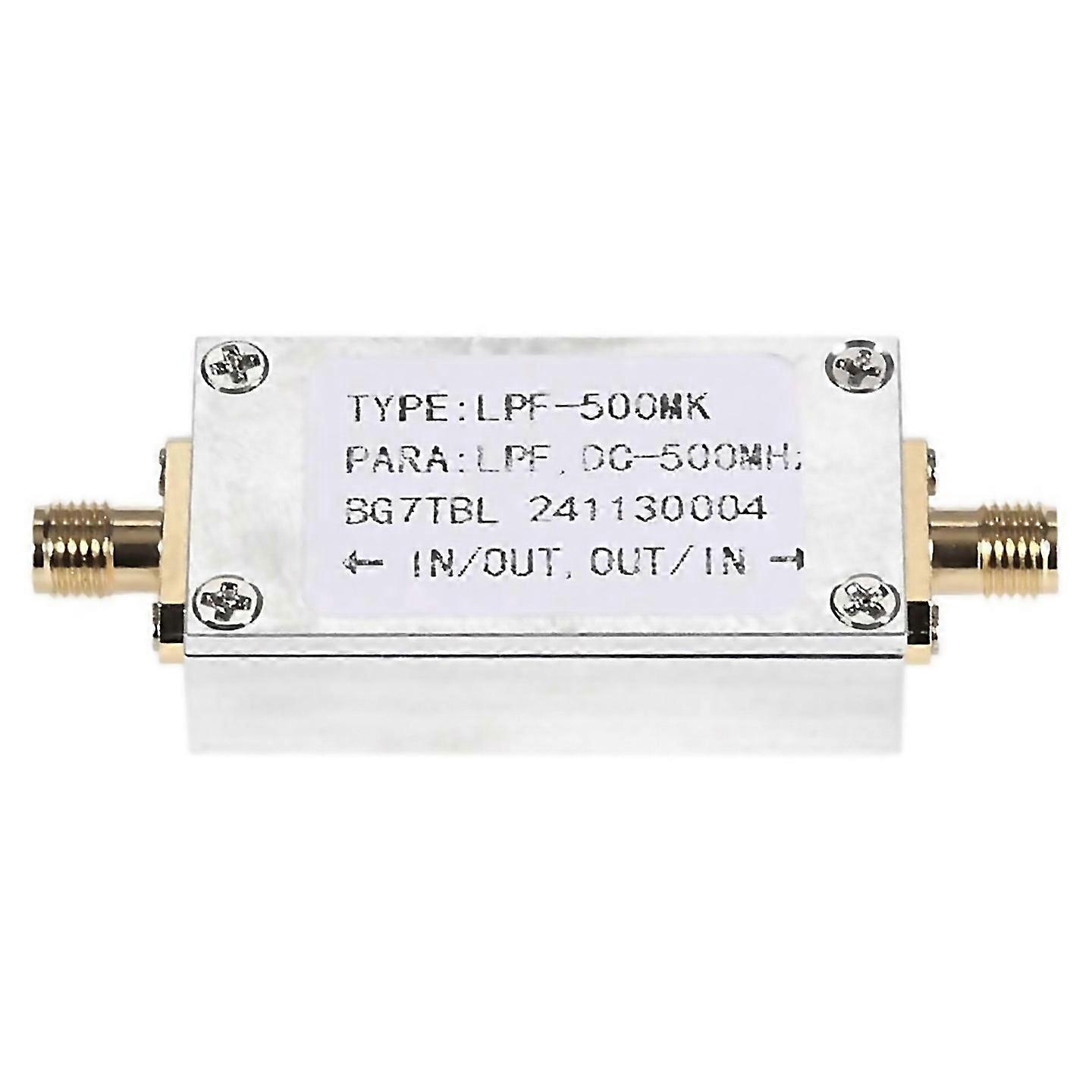 For Low Pass Filter Lpf500mk With Sma Interface Dc 500mhz High Precision Signal Filtering