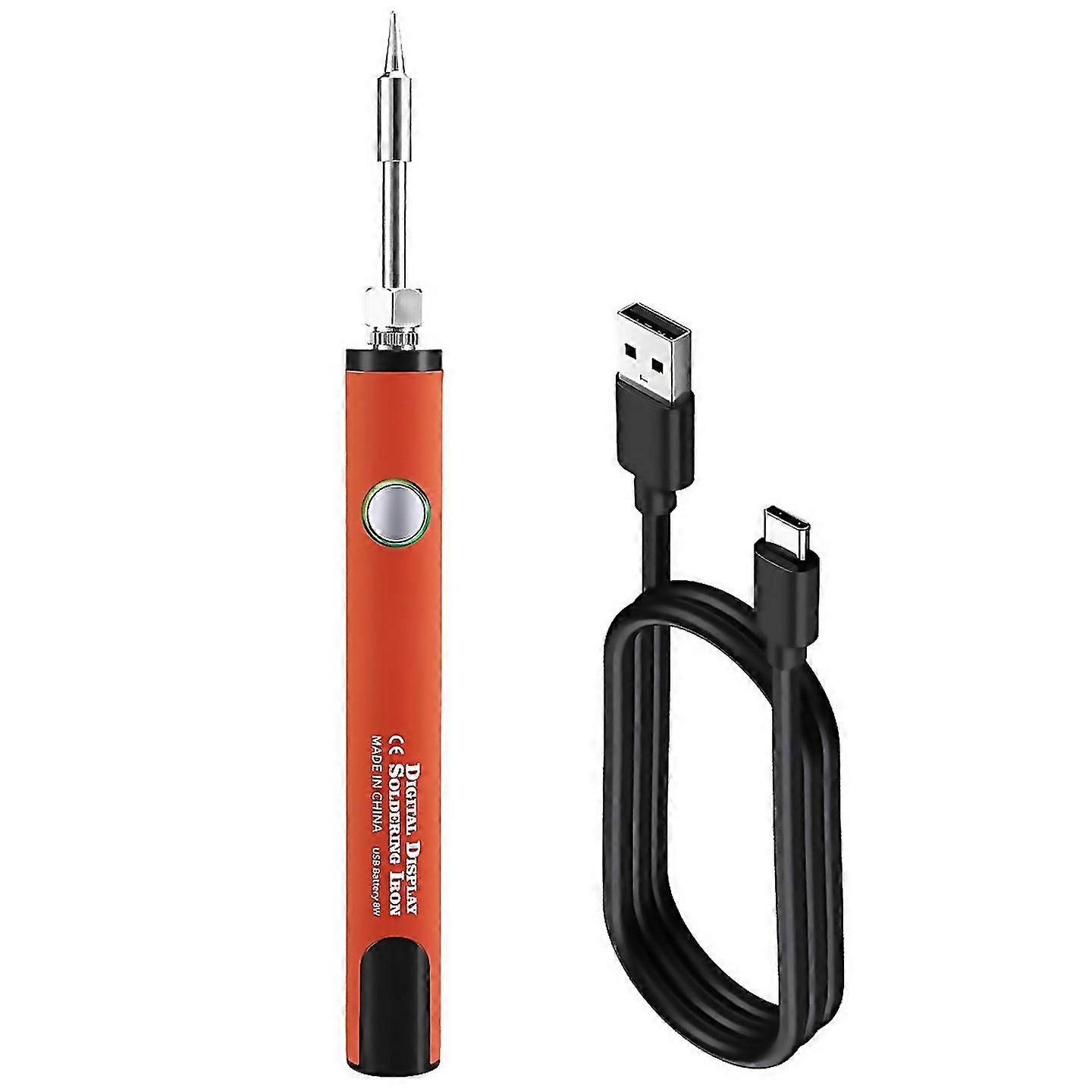 For 510 Thread Mini Soldering Iron Kit 3gear Adjustable Voltage Orange