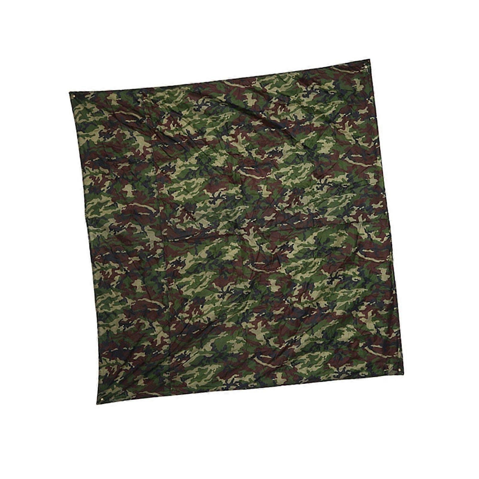 Camouflage Outdoor Portable Lightweight Rainproof Mat RainTent Tarp Shelter (3*2.9m)
