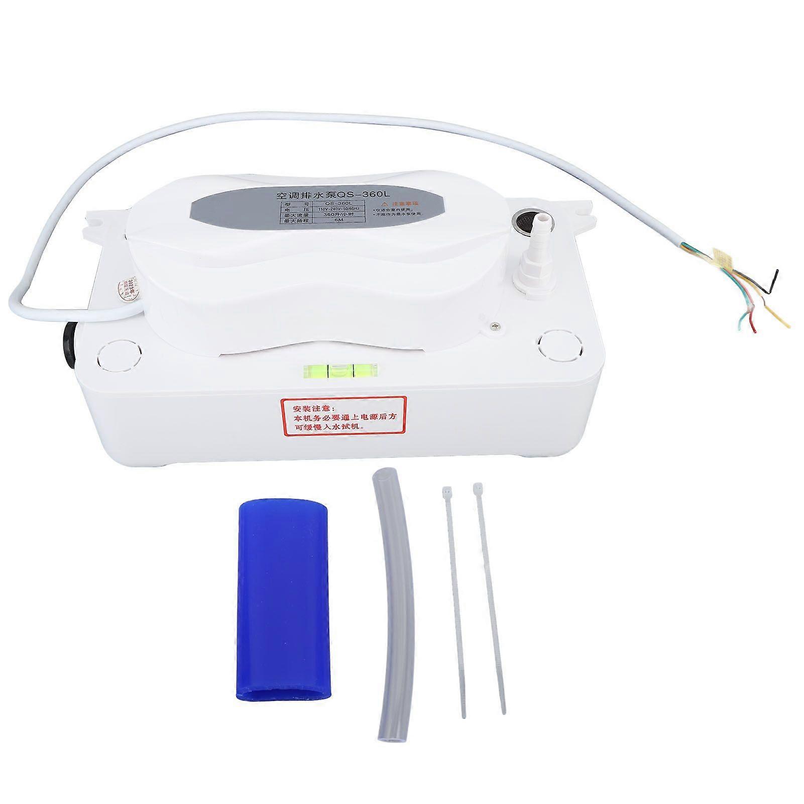 Condensate Pump Automatic AC Condensate Drain Removal Pump Device with Leveler for Air Conditioner AC110240V 20W 1800ml