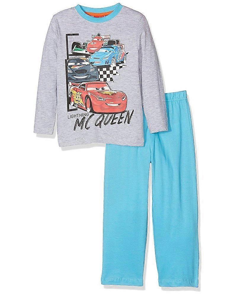 Gutter Disney biler Lightning McQueen lang ermet Pyjama sett