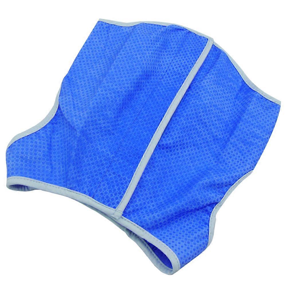 Cooling Vest Dog Cooling Harness with Tape for Pet Blue