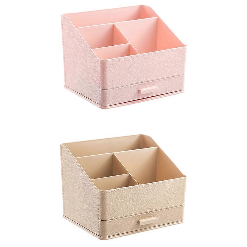 Desktop Storage Basket Cosmetic Storage Basket for Organizing 2Pcs Containers