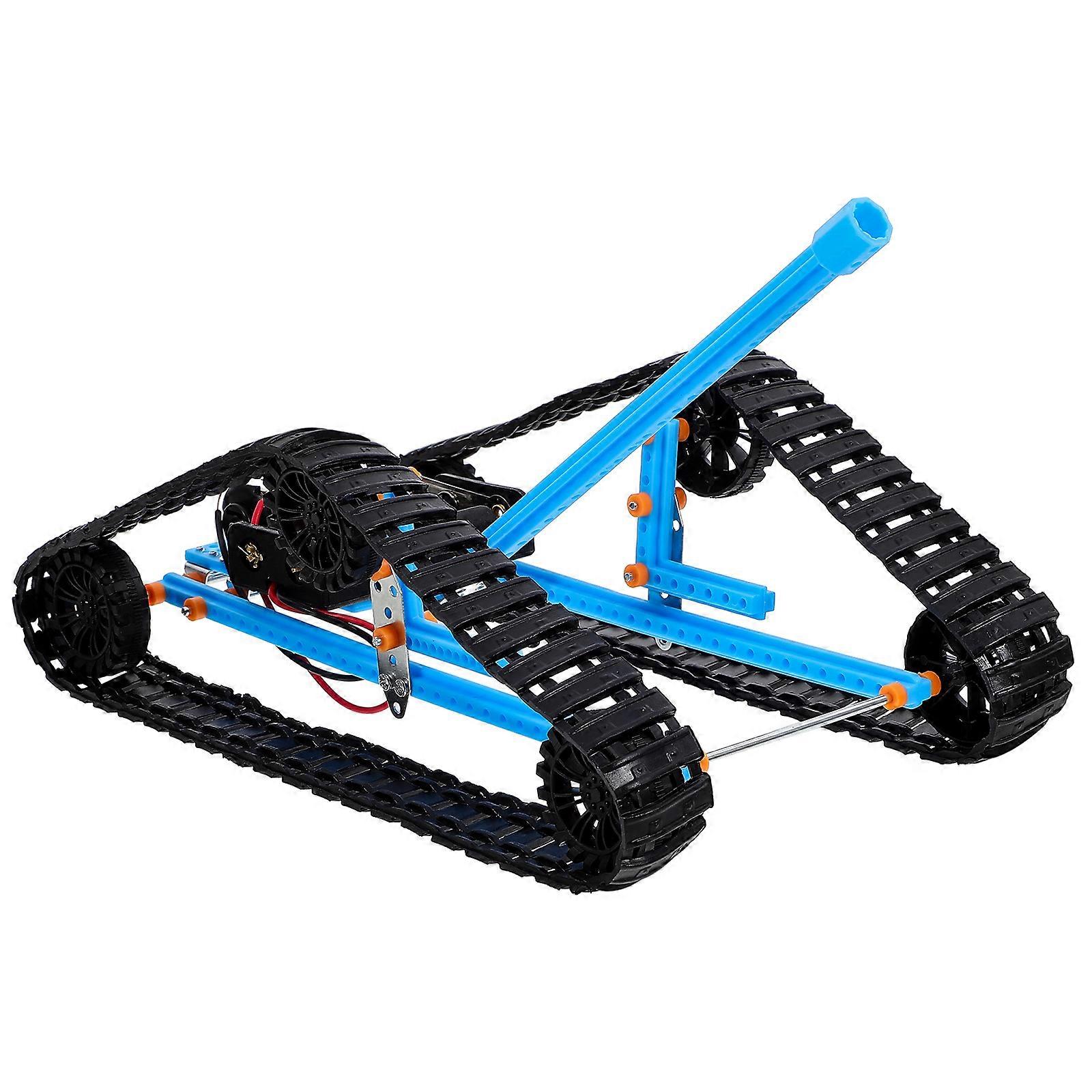 Science Project DIY Tracked Car Model Kit for 4Sets