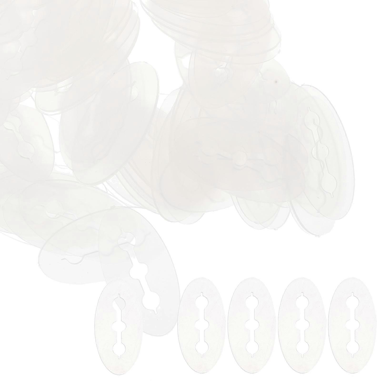 Professional Pegboard Hook Lock Peg Hook Stoppers for 400Pcs White PP