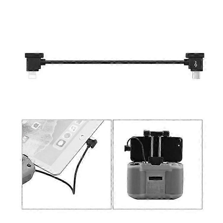 Type C to Lightning Remote Control Data Cable Compatible For DJI Mavic Air 2/Mini 2/Pocket 2/Osmo Pocket, 15cm