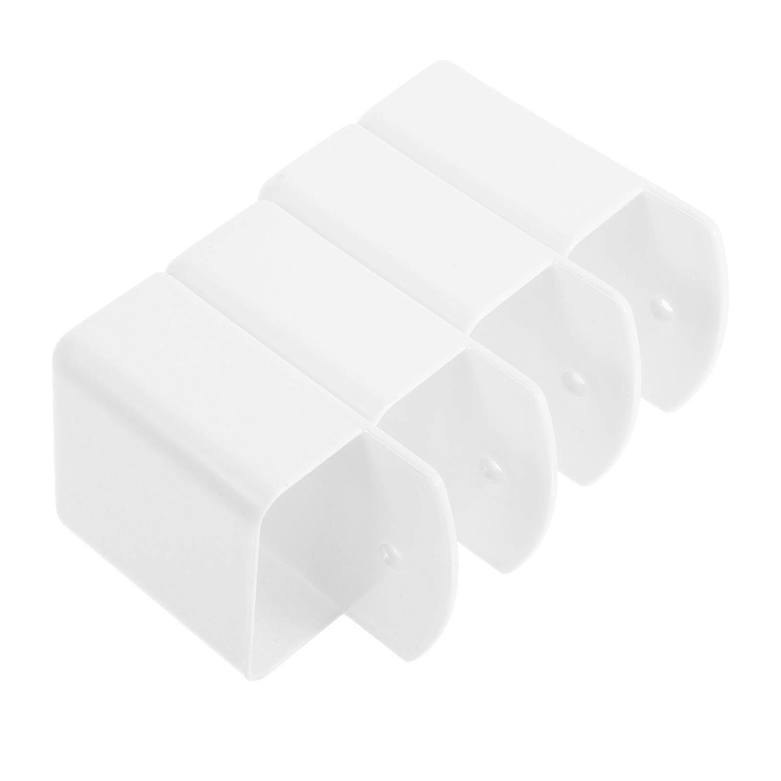 White Remote Control Holder for Wall Mounted Air Conditioner Controller 40Pcs