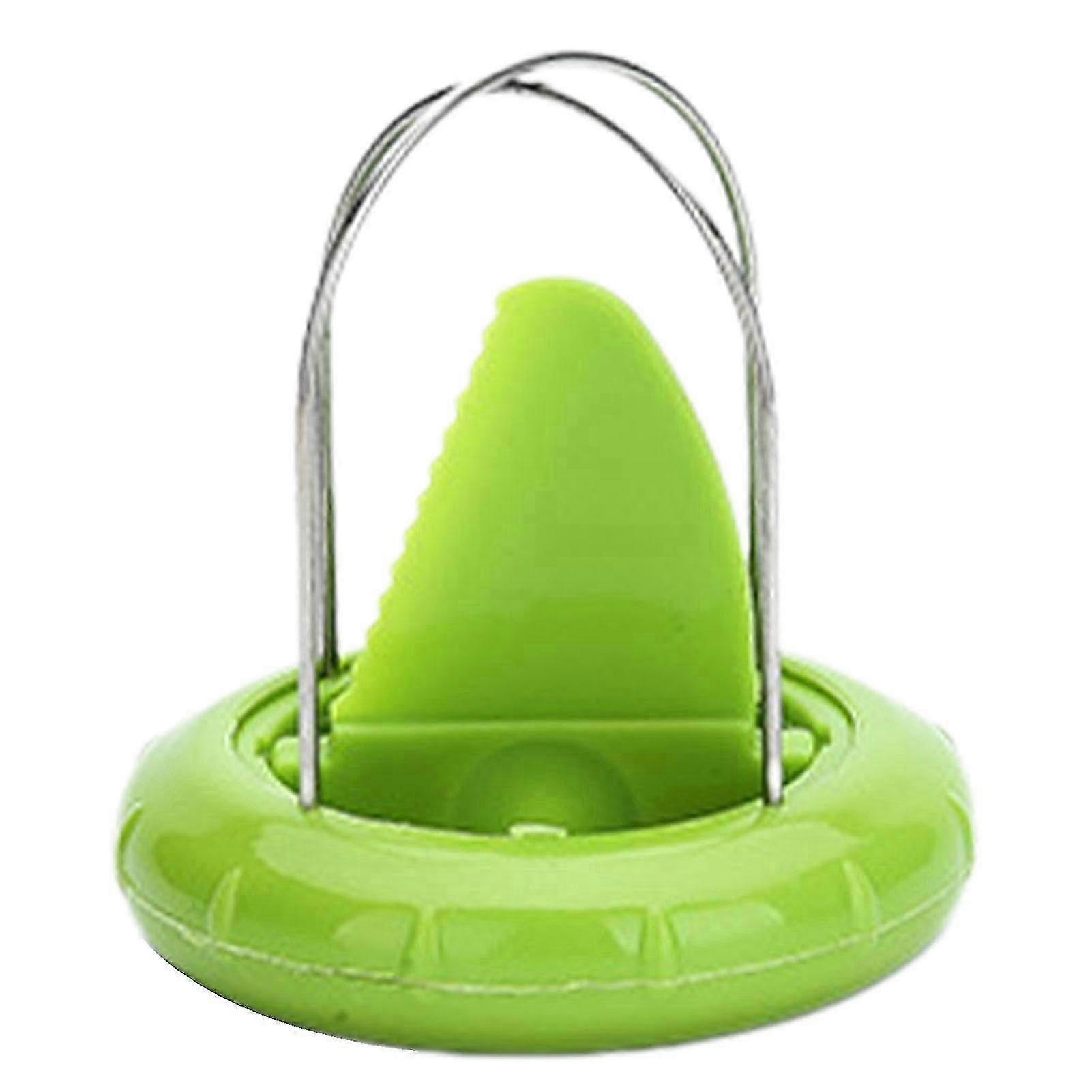 Dual-function kiwi tool, stainless steel cutter and peeler