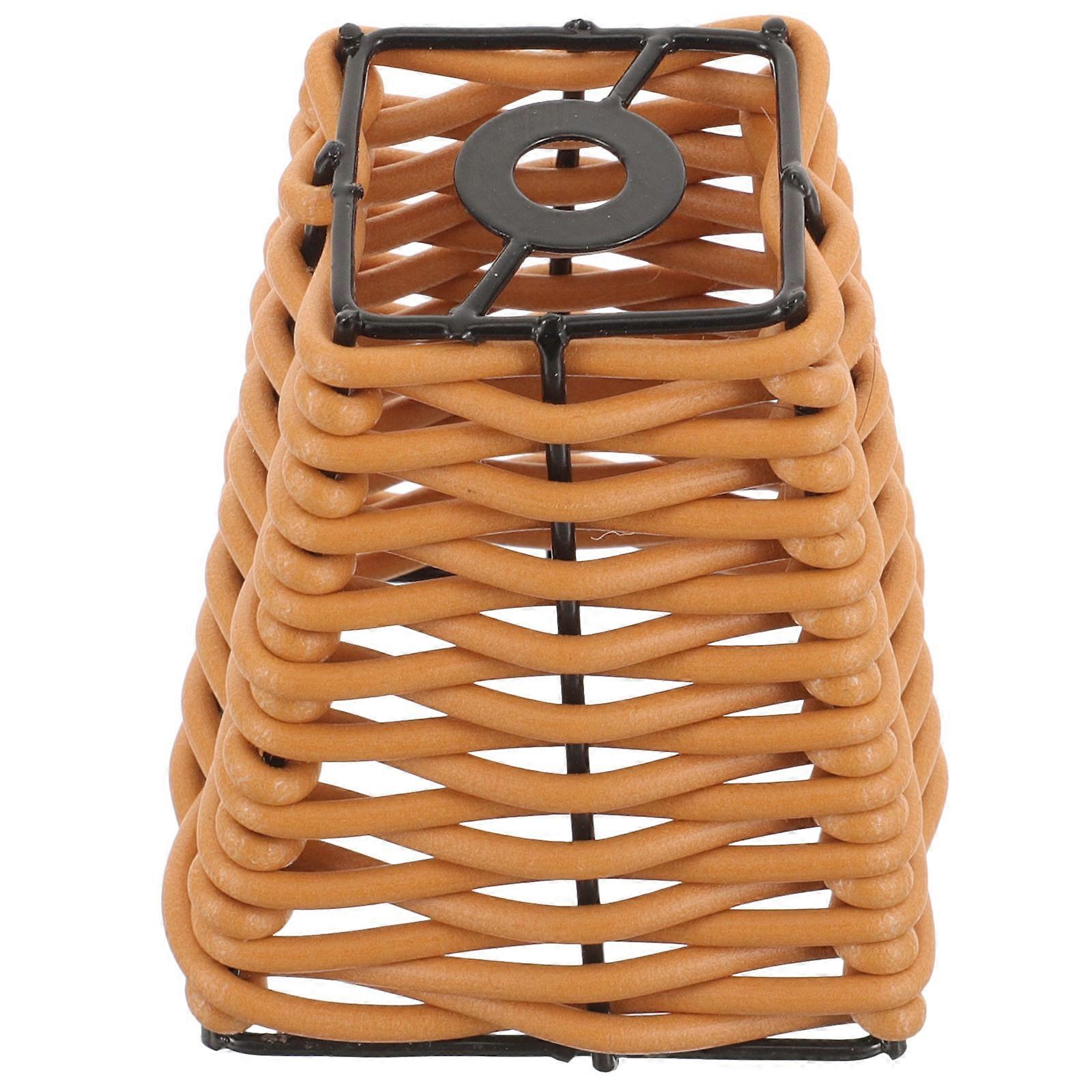Decorative Lampshade For Interior Decorators Rustic 6.5X6Cm Round Shape Dust Protection 4Pcs