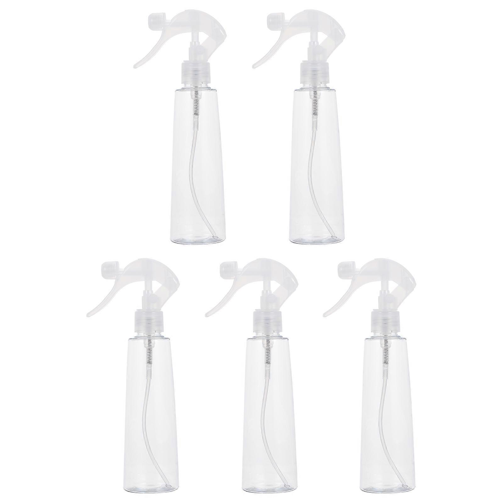 Transparent Spray Bottle Plastic for Spraying Refillable 5Pcs