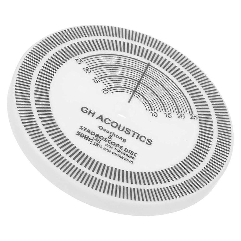 Vinyl Record Player Calibration Disc for Speed Detect 4Pcs Acrylic Turntable Tool