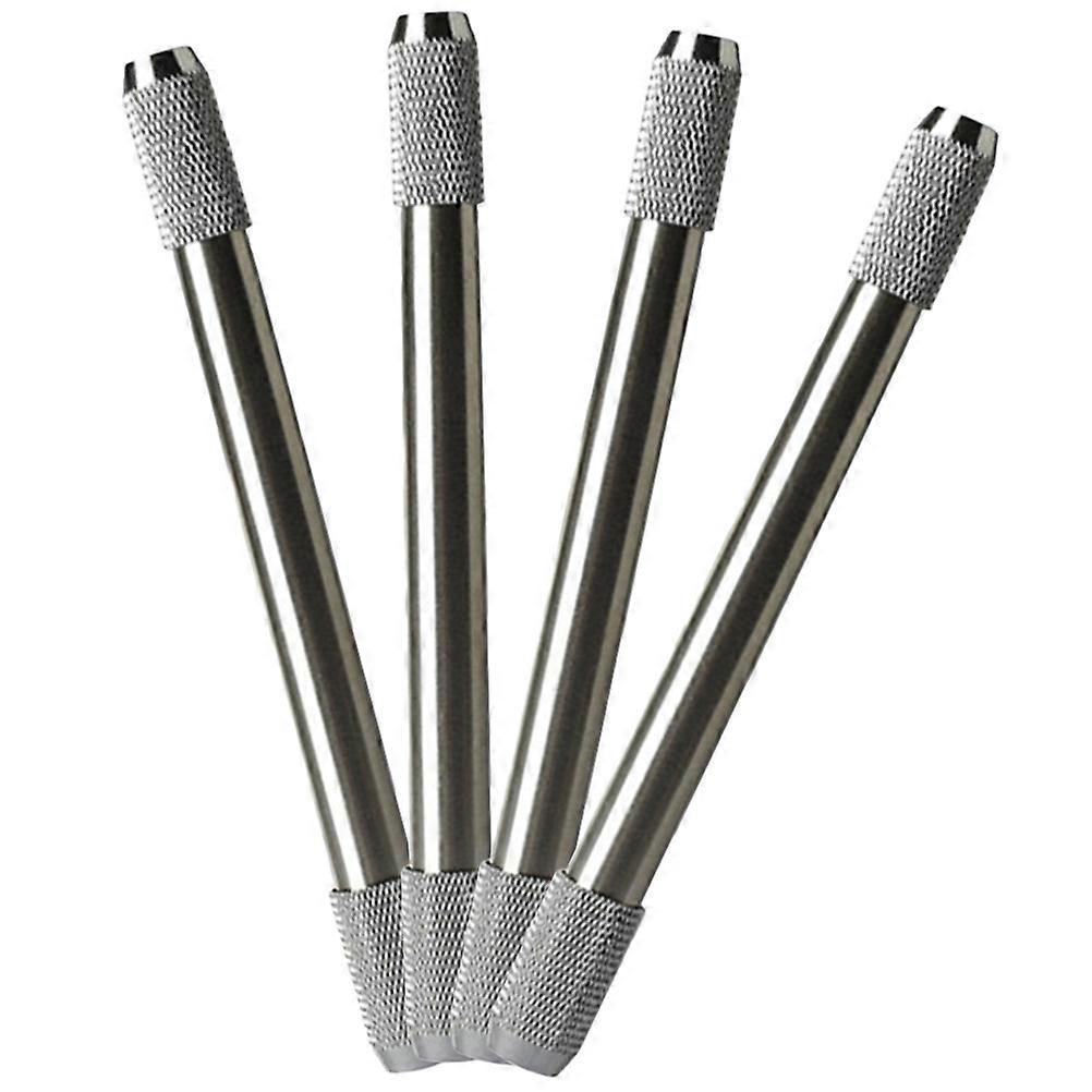 Silver Metal Pencil Extender 8Pcs for Hobby and School Use
