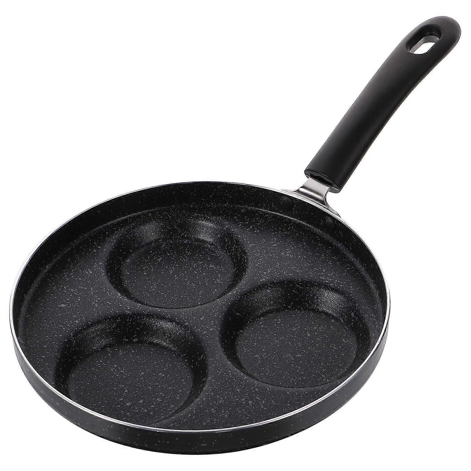 Assorted Color Egg Frying Pan Non-Stick for Home Use 3Pcs Cooker