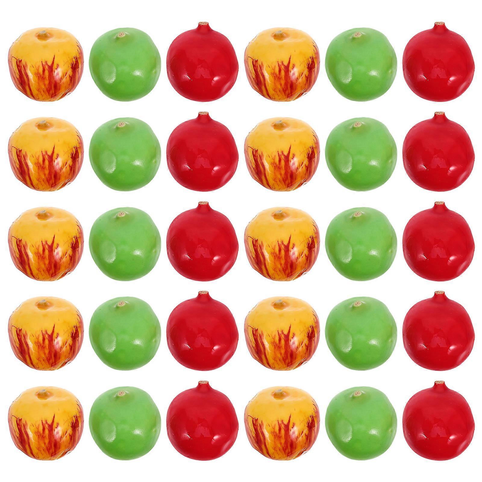 Foams Artificial Fruit Mini Simulation for Photo Props 180Pcs