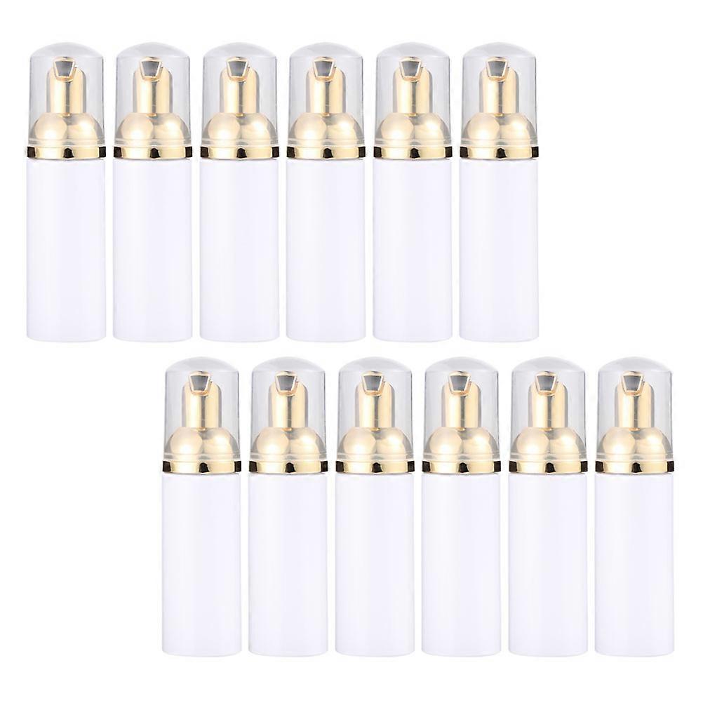 Travel Portable Dispenser 12Pcs 30ml Cylindrical Foaming Bottles With Sealed Design For Home Use