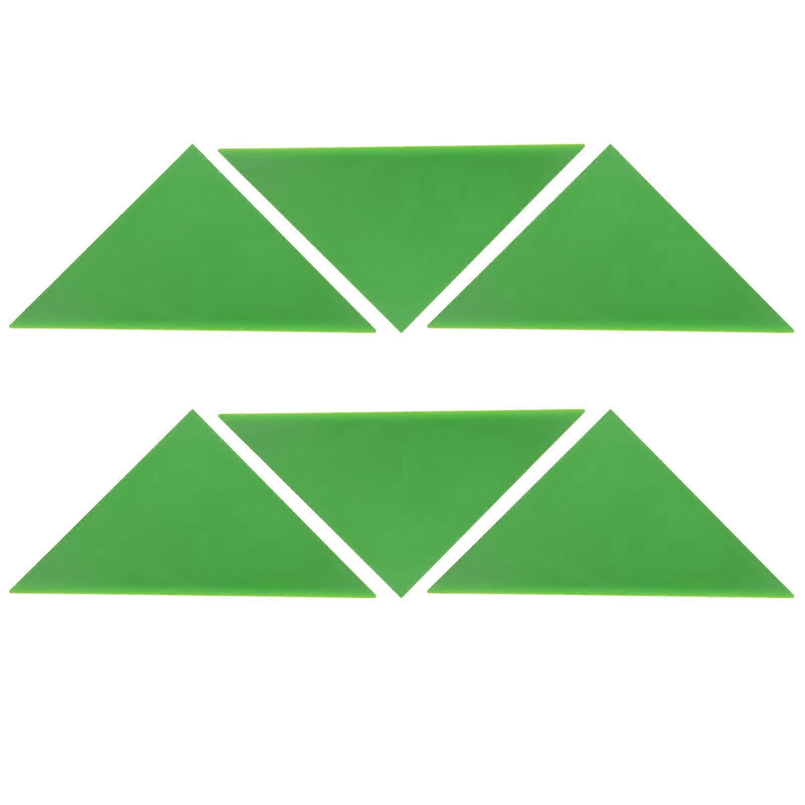 Durable Green Triangle Corner Protector for Foosball Table 12Pcs