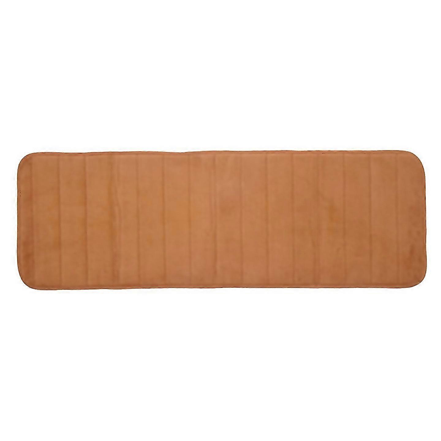 For 120x40cm Absorbent Nonslip Memory Foam Floor Mat Carpet Khaki